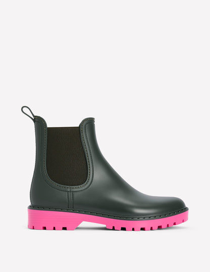 Chelsea Wellie Boot-Woodland Green-1