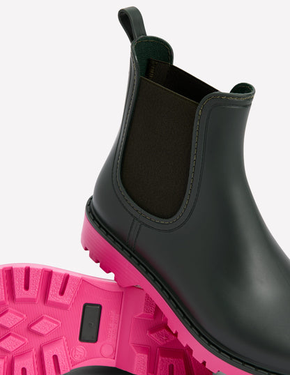 Chelsea Wellie Boot-Woodland Green-5