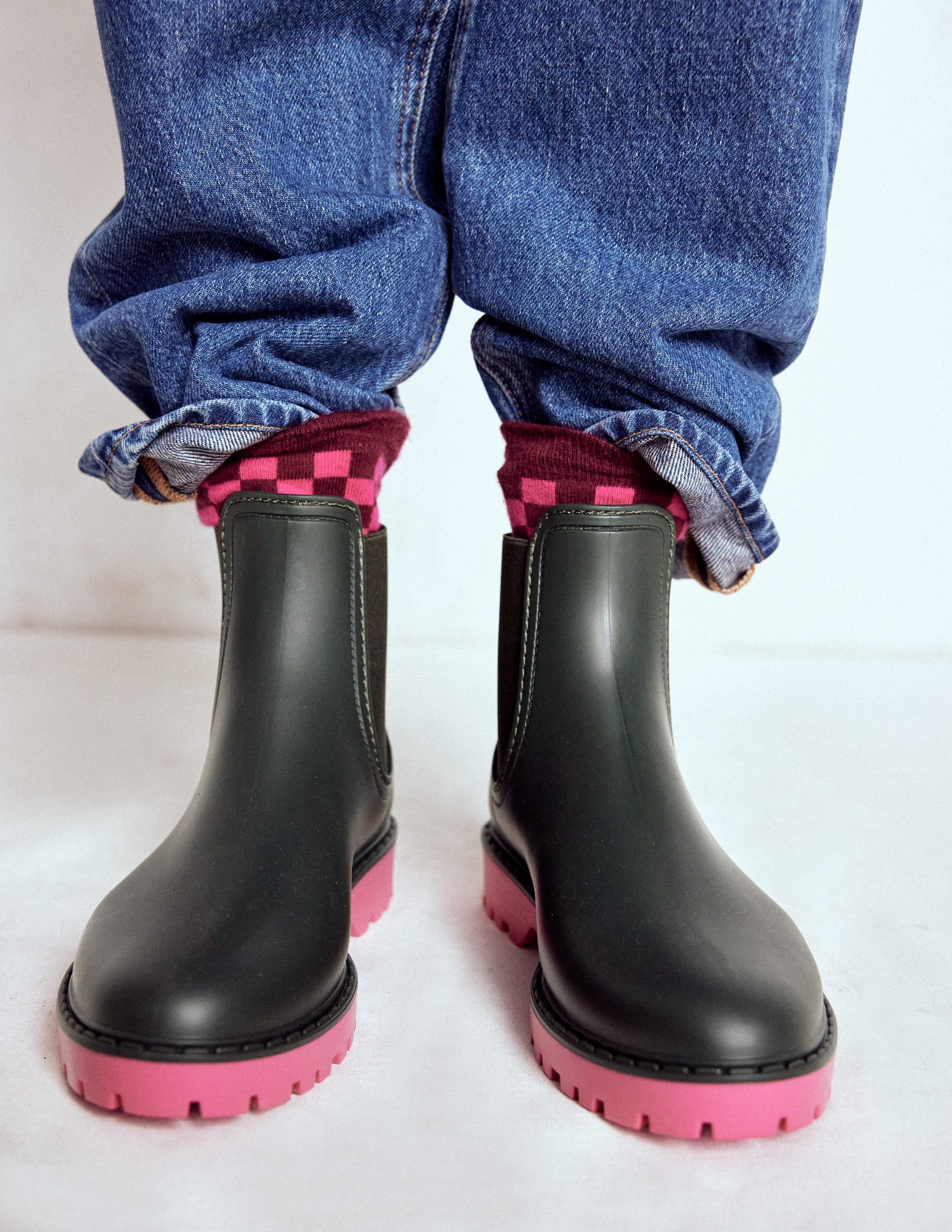Chelsea Wellie Boot-Woodland Green - Image 3