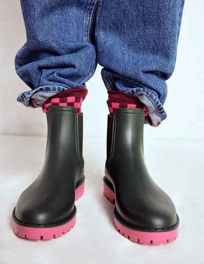 Chelsea Wellie Boot-Woodland Green-3