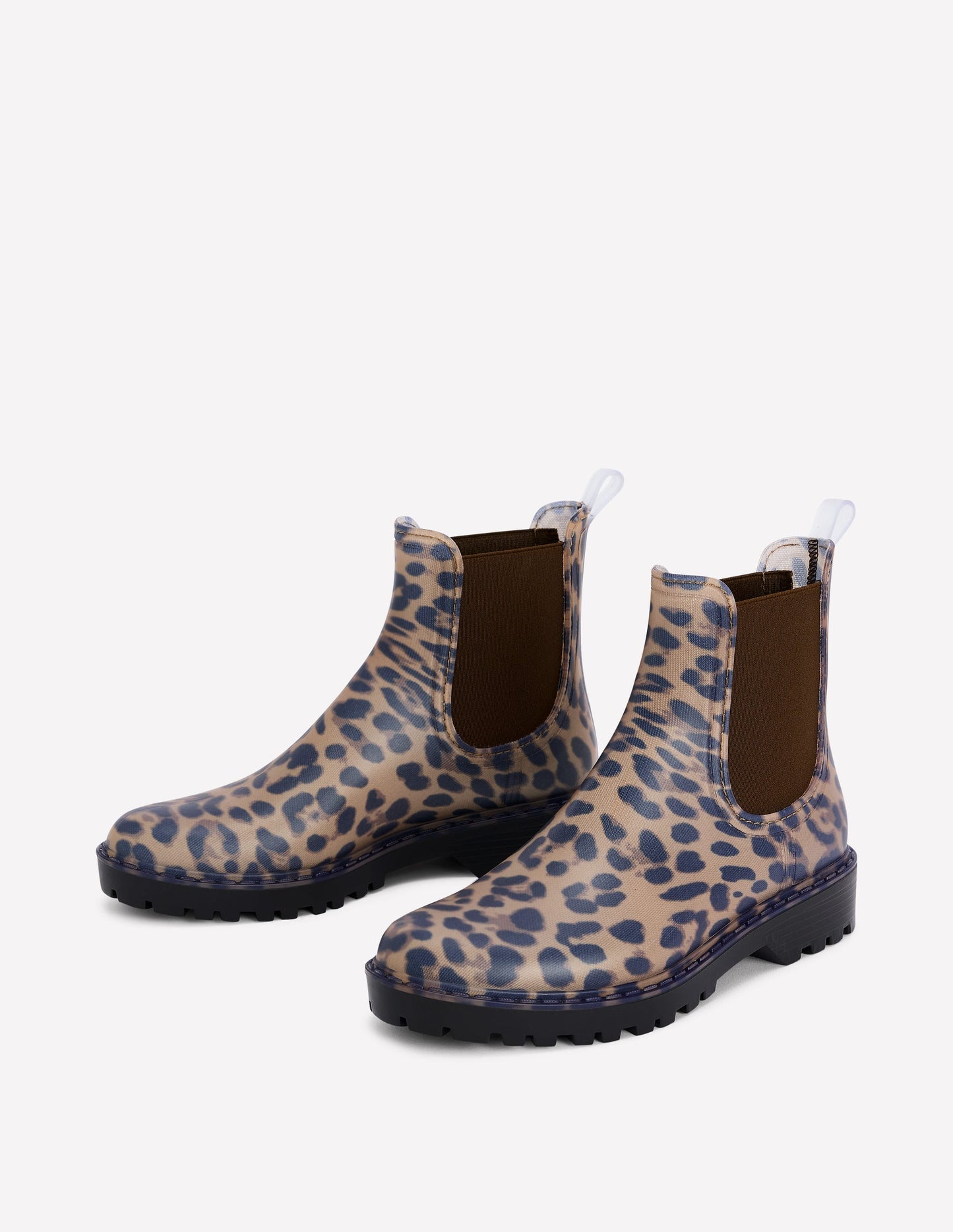 Chelsea Wellie Boot-Leopard