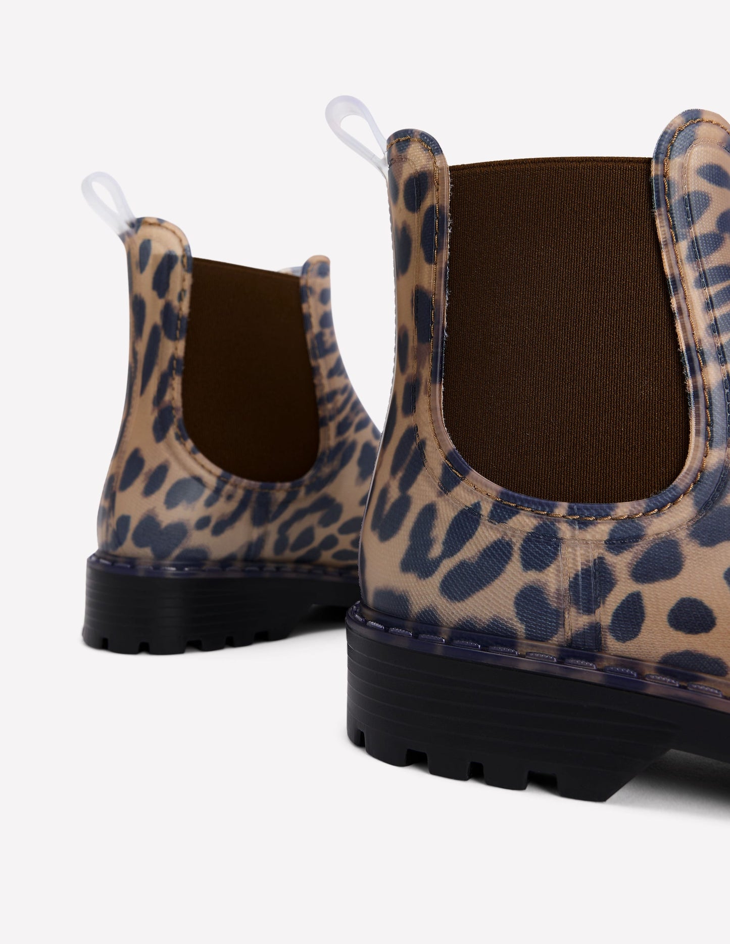 Chelsea Wellie Boot-Leopard