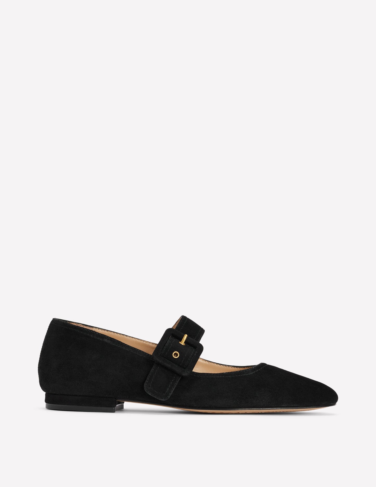 Vic Chisel Toe Mary Janes-Black