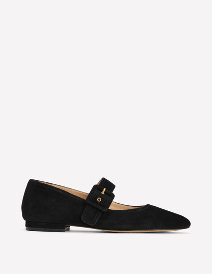 Vic Chisel Toe Mary Janes-Black-1
