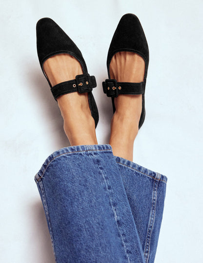 Vic Chisel Toe Mary Janes-Black-3