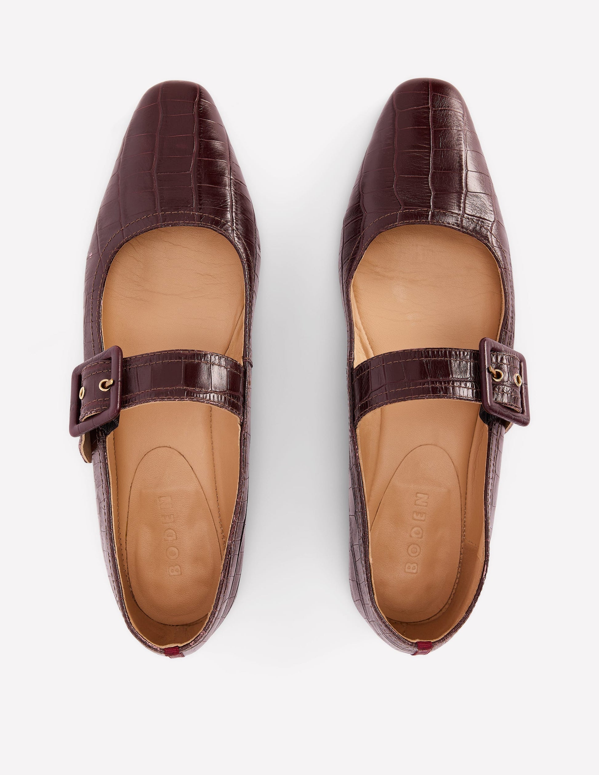 Vic Chisel Toe Mary Janes-Oxblood-5