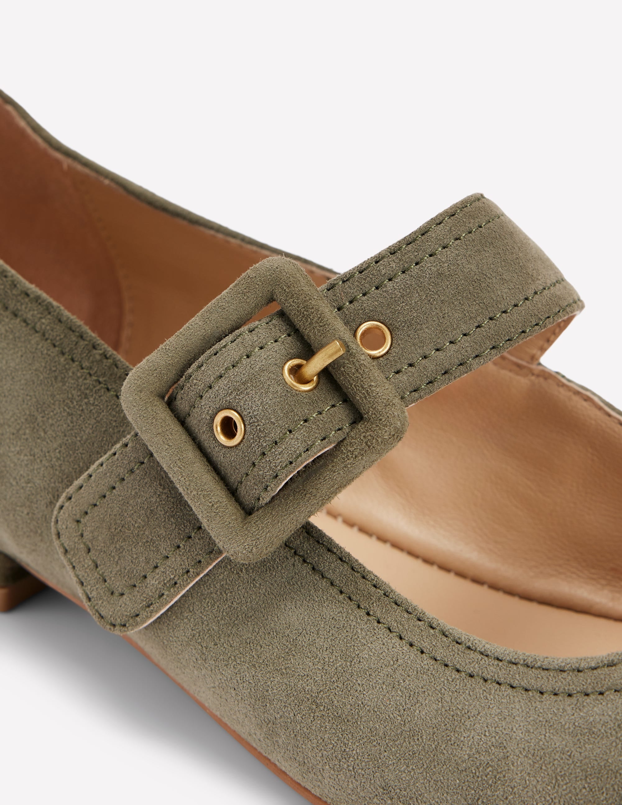 靴 CHISEL TOE MARY JANE / BLACK 24.5 Vic Chisel Toe Mary Janes - Deep Olive | Boden USA