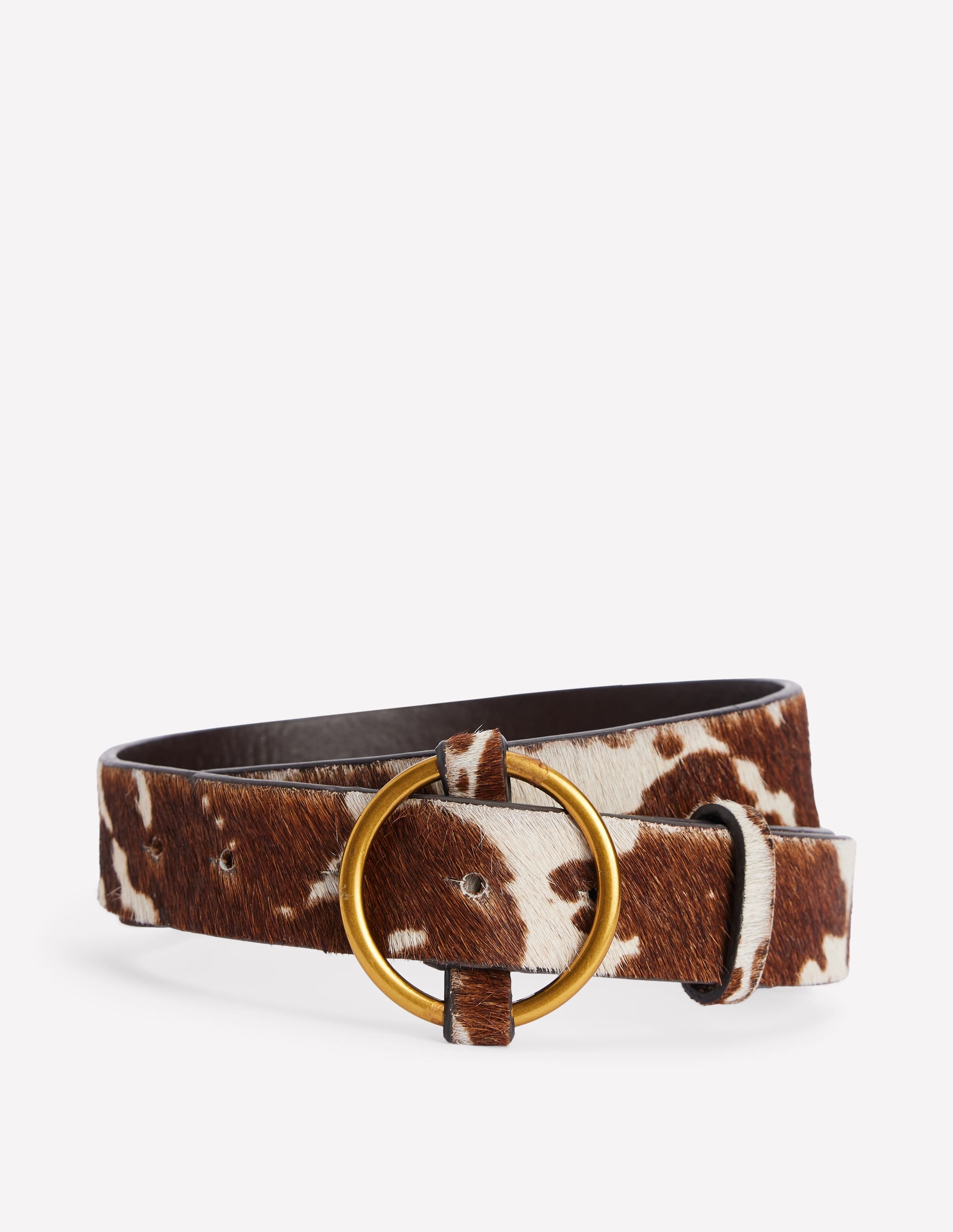 Heritage Classic Belt-Brown/Ivory - Image 1