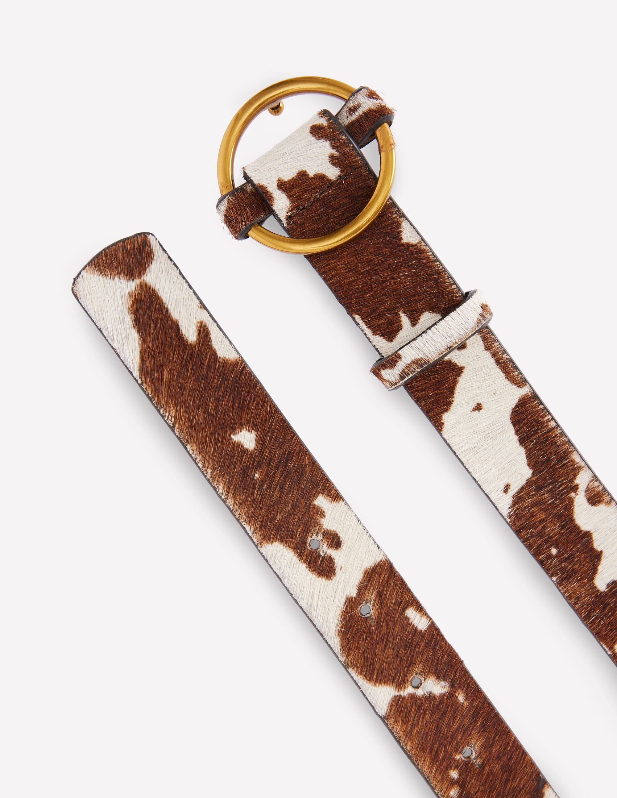 Heritage Classic Belt-Brown/Ivory - Image 3