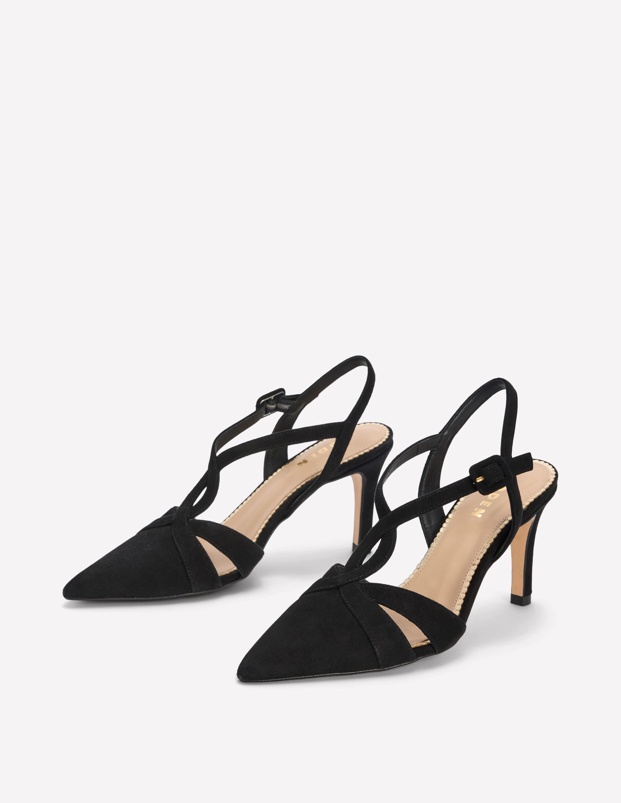 Point Interlocked Heels-Black - Image 4