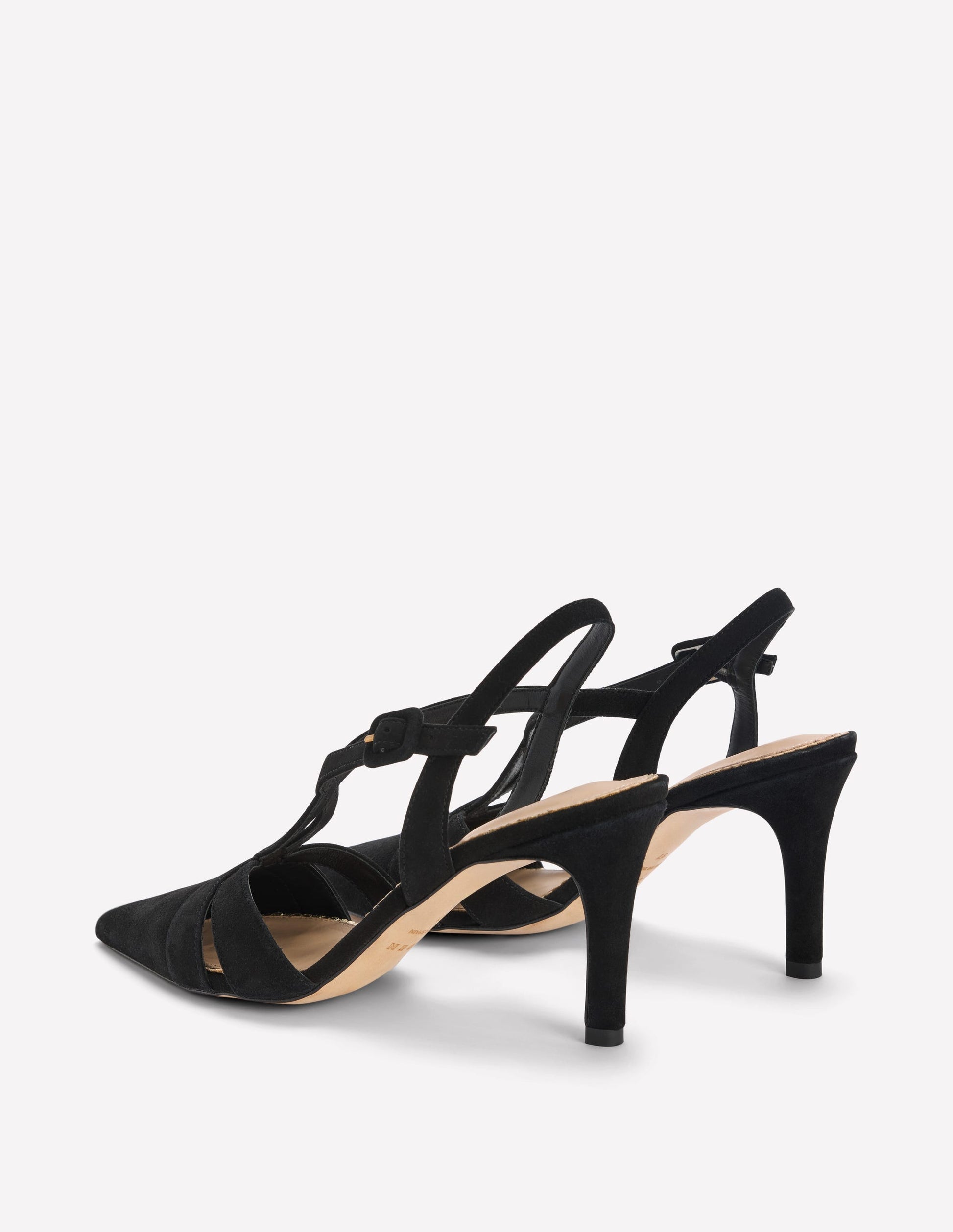 Point Interlocked Heels-Black-6