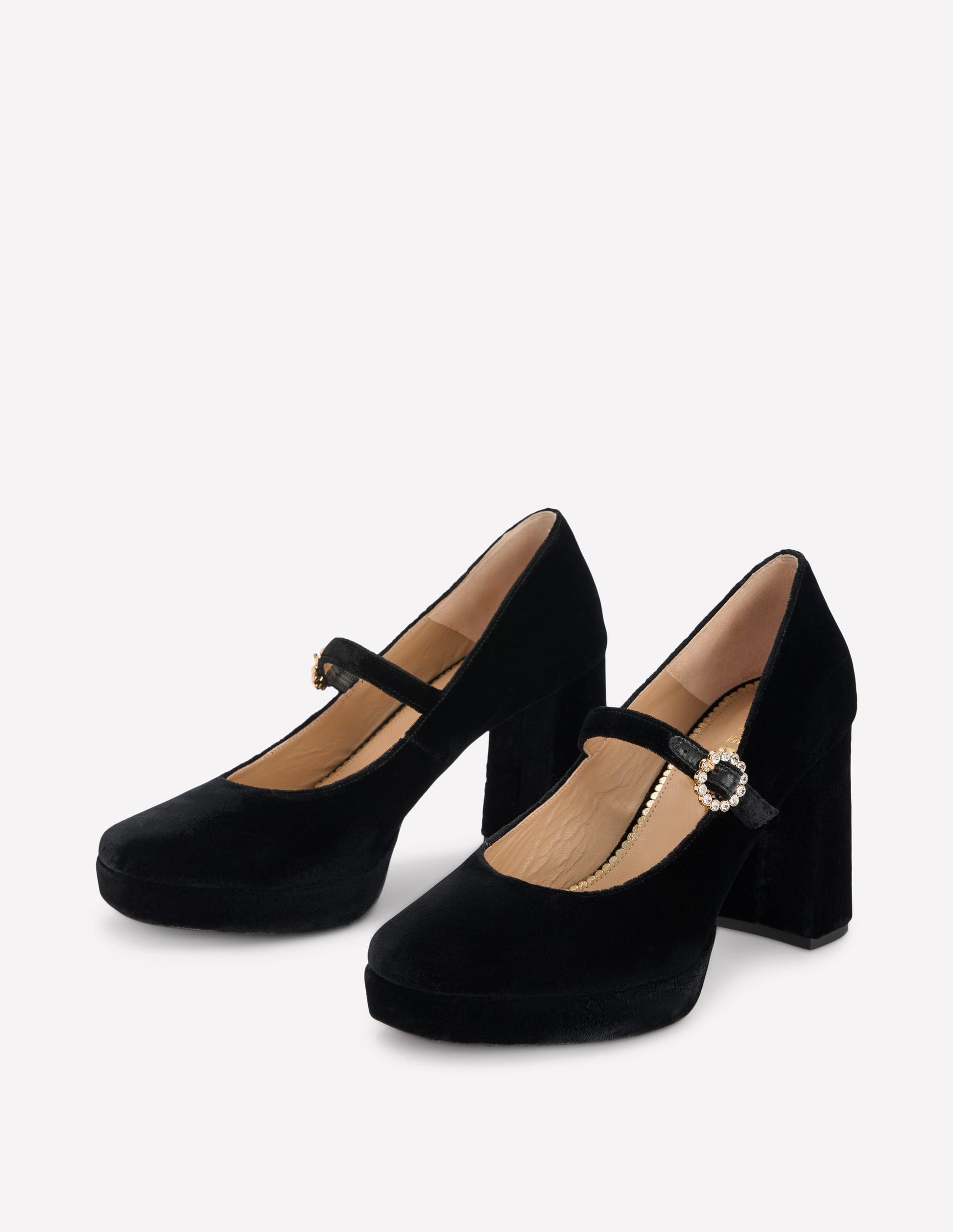 Platform Mary Janes-Black | Boden USA Platform Mary Janes-Black | Boden USA