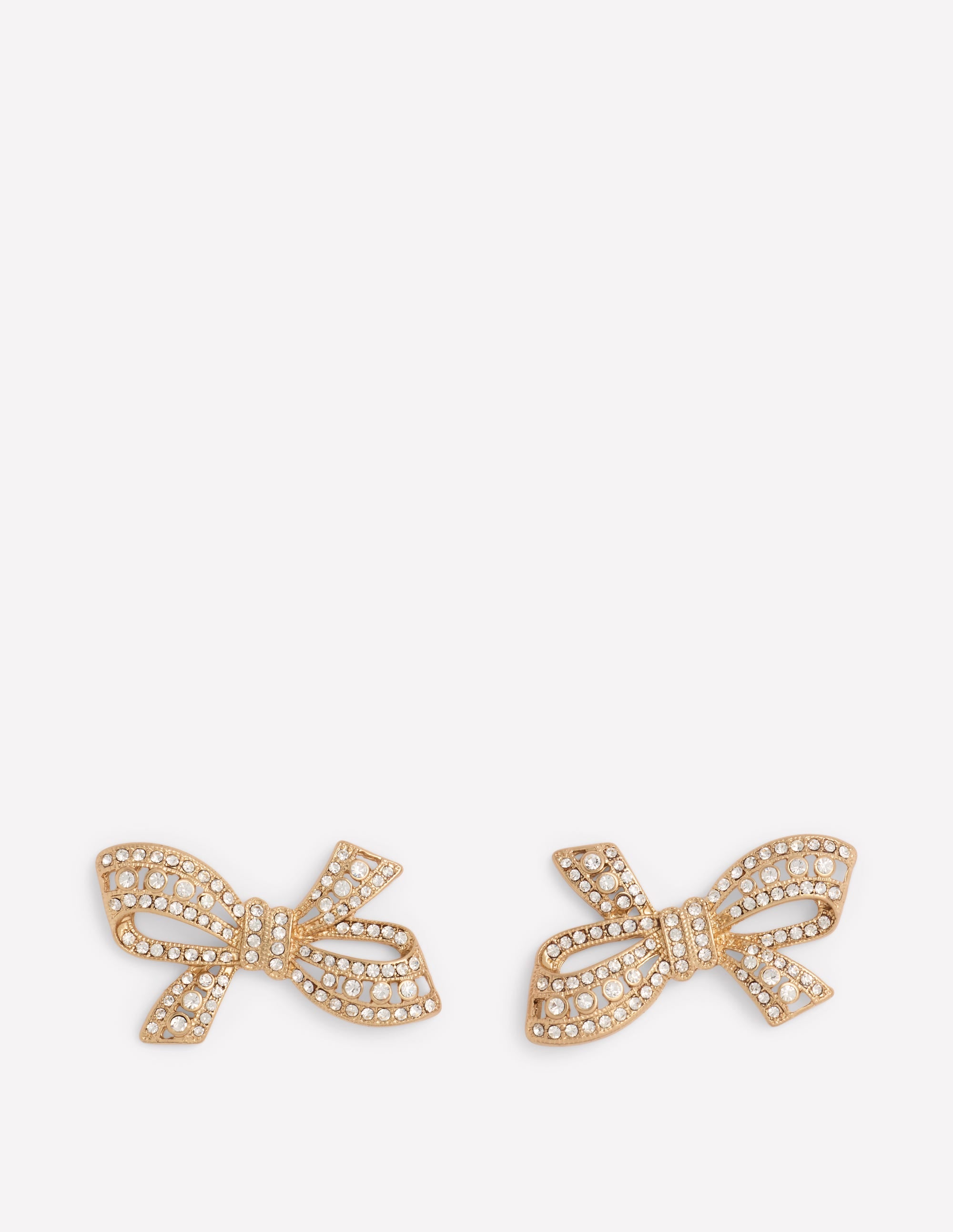 Jewel Novelty Earrings-Gold Colour - Image 1