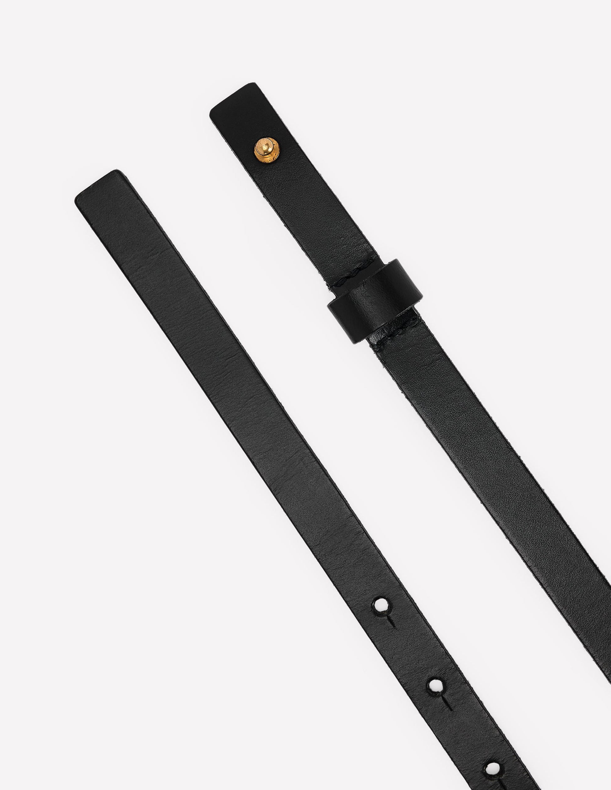 T-bar Ring Belt-Black-3
