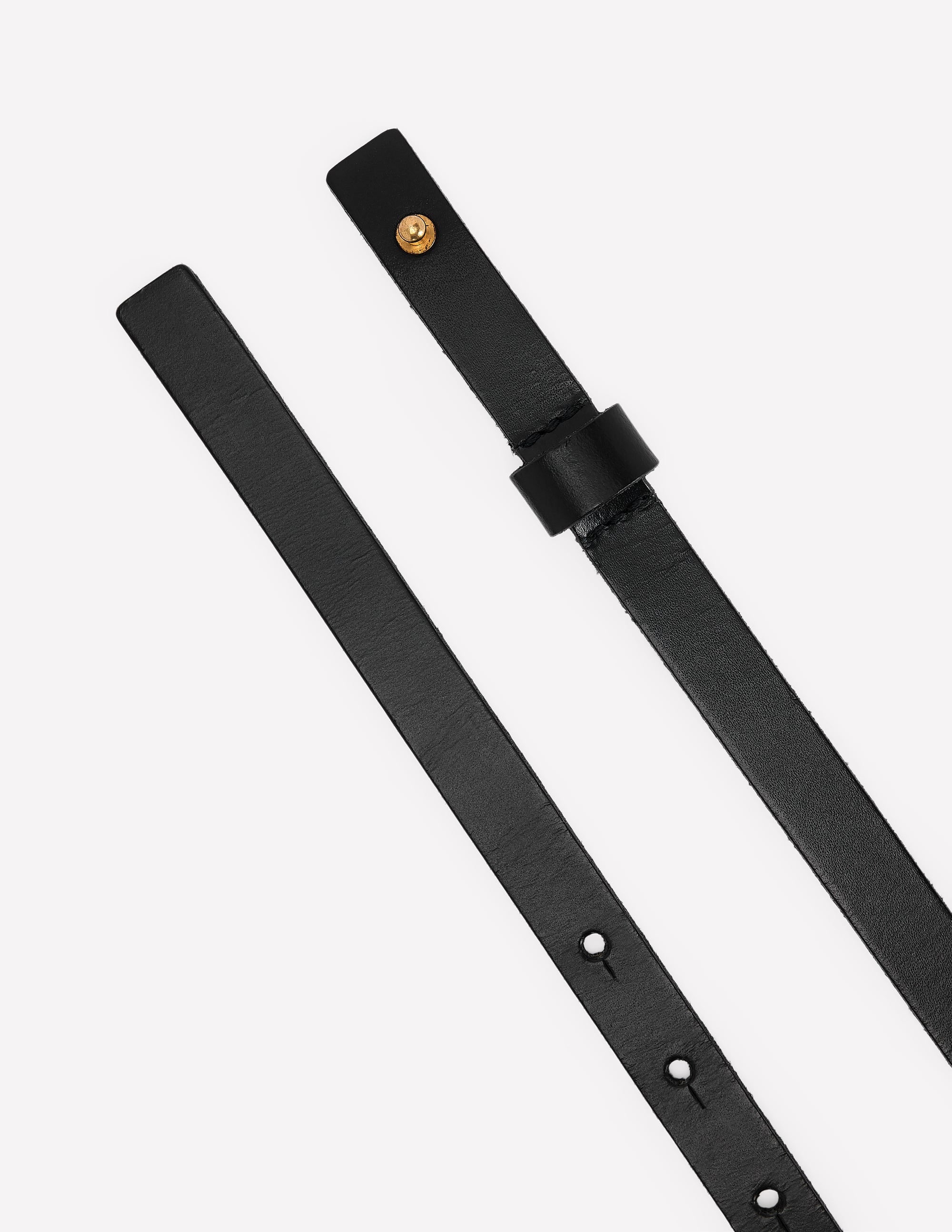 T-bar Ring Belt-Black - Image 3