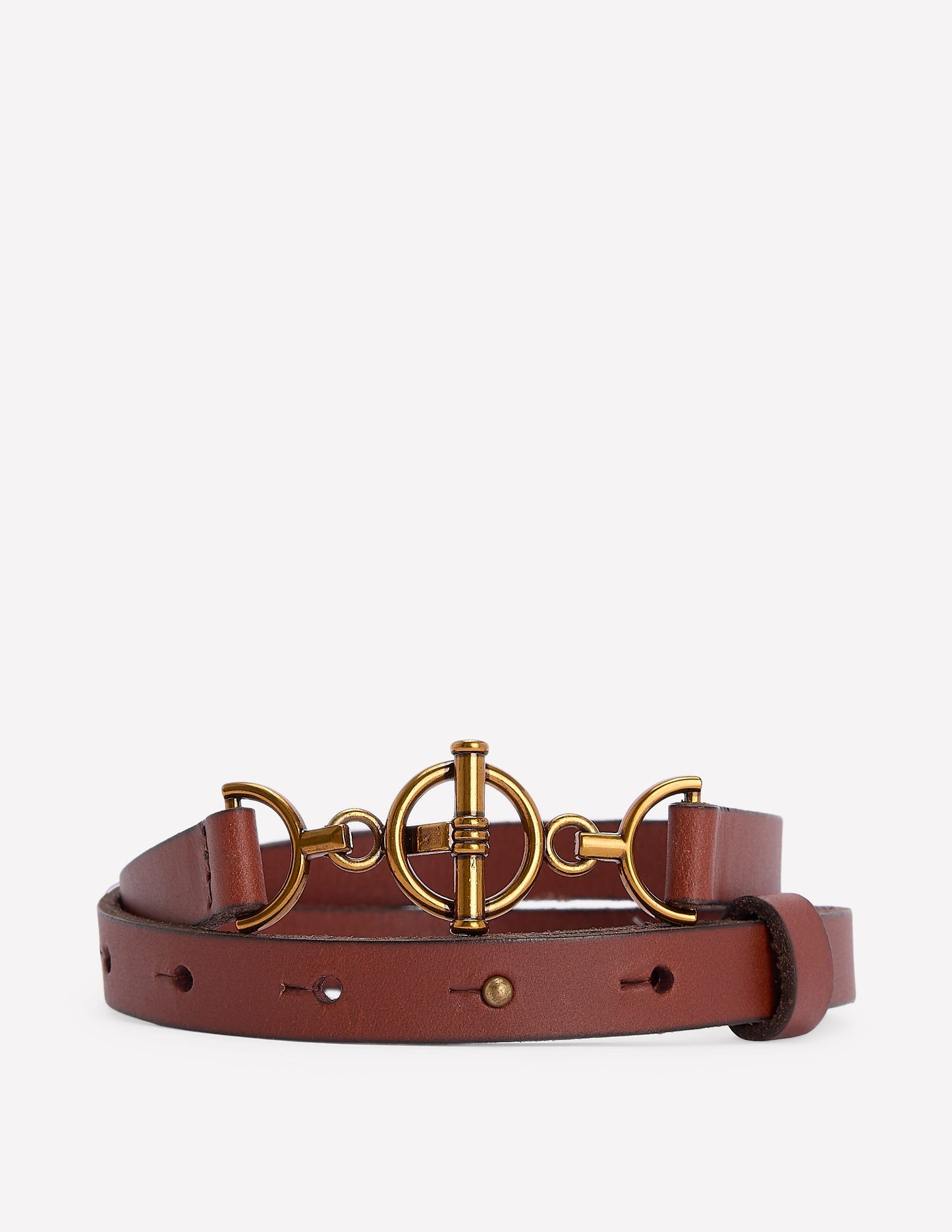 T-bar Ring Belt-Tan