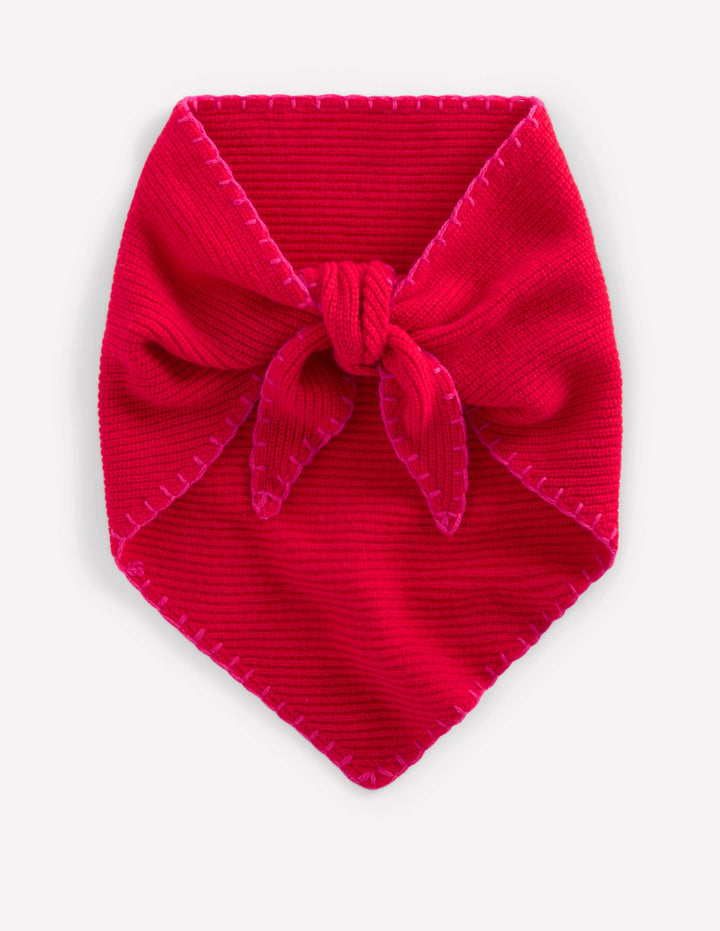 Wool Neckerchief-Plain Red