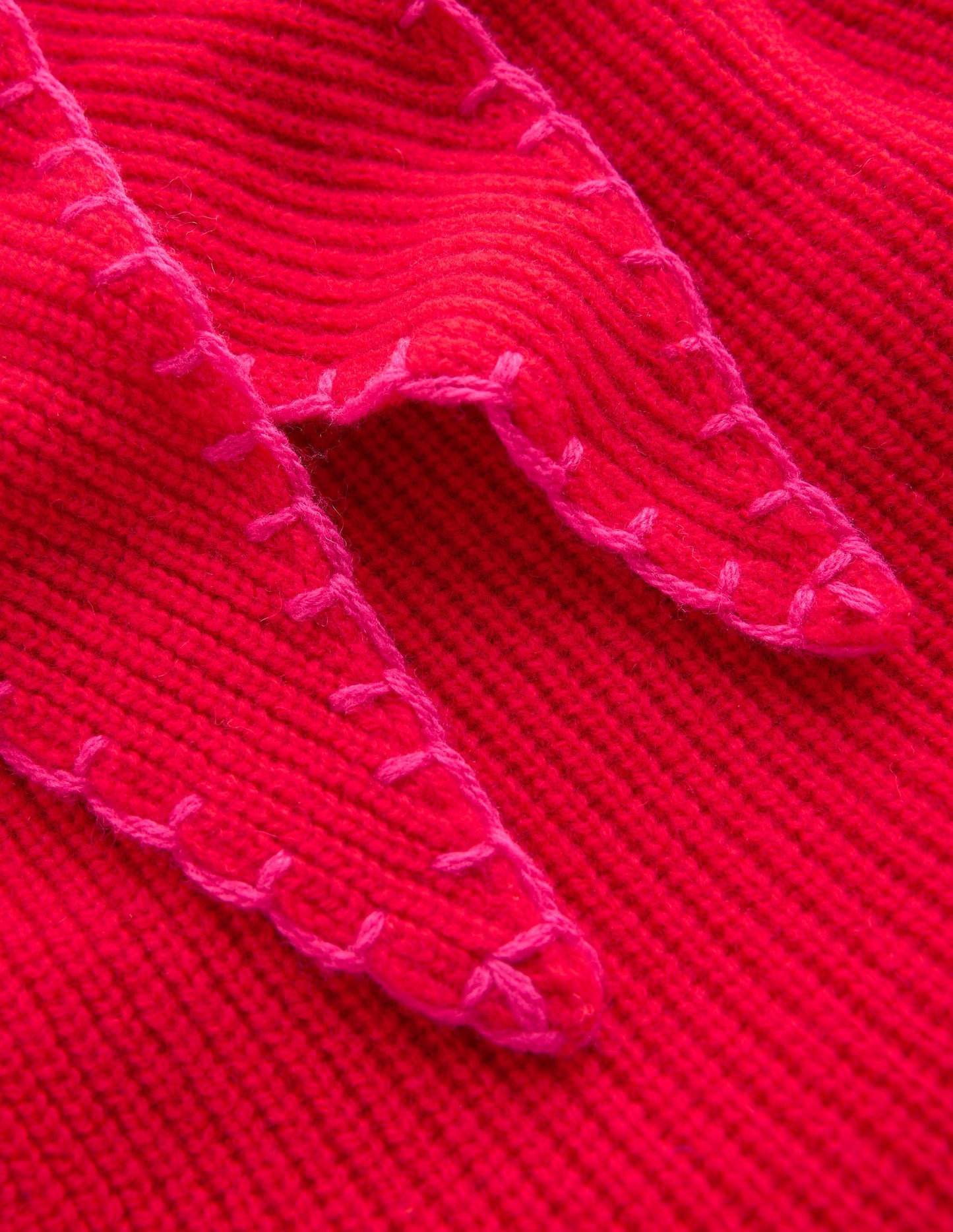 Wool Neckerchief-Plain Red