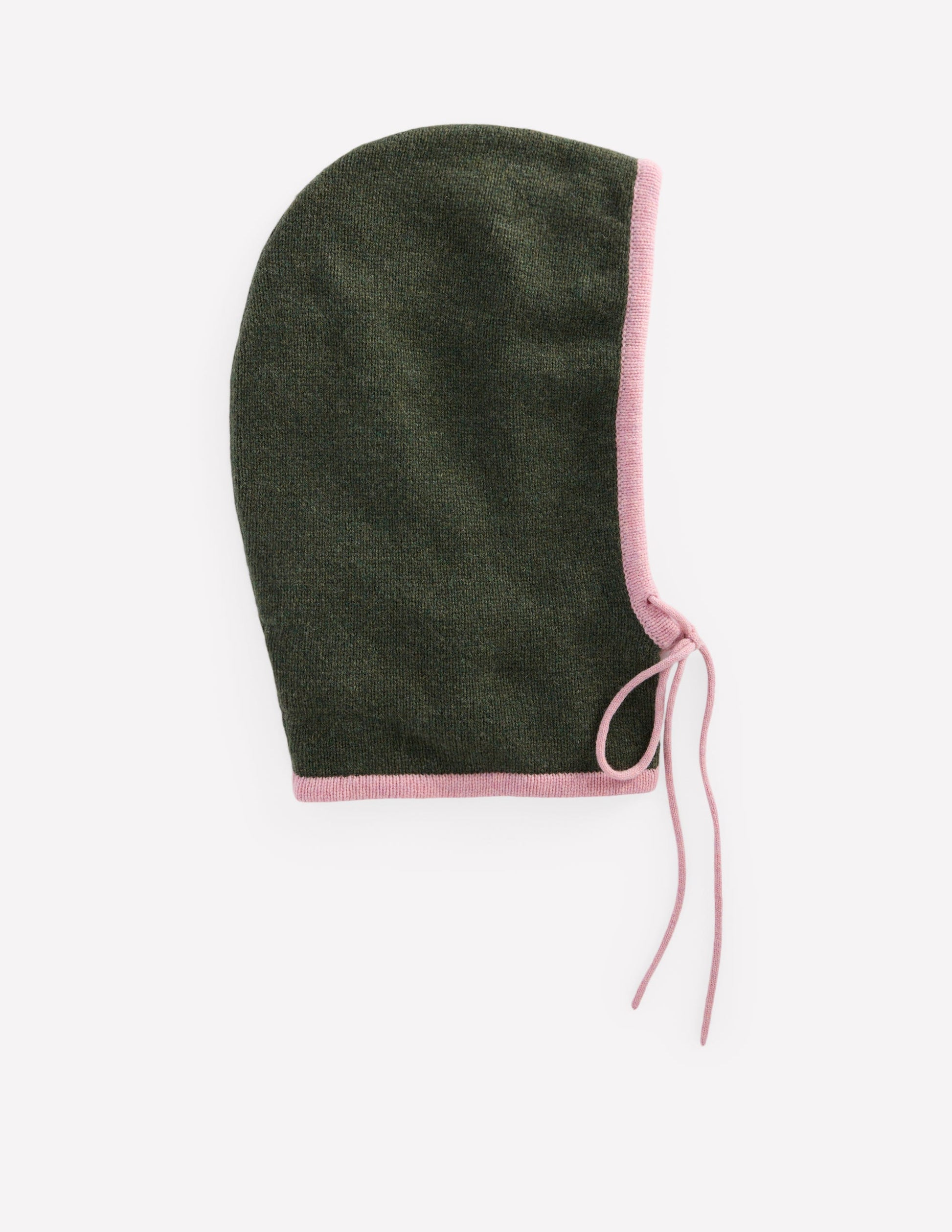 Knitted Hood-Deep Olive-1