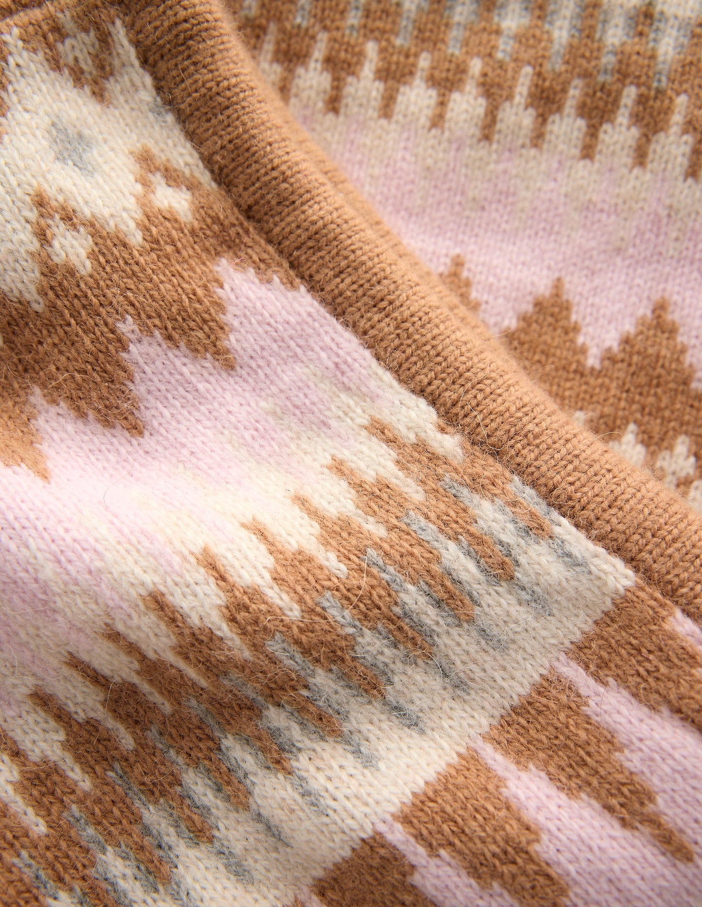 Knitted Hood-Soft Pink