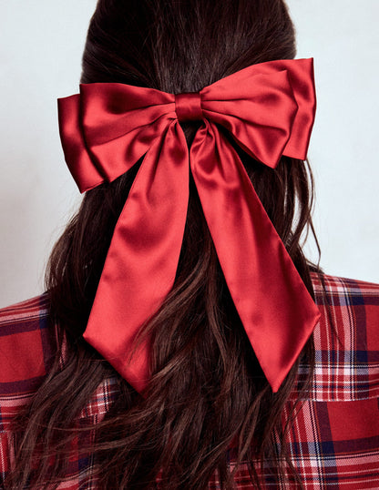 Hair Bow-Red-2