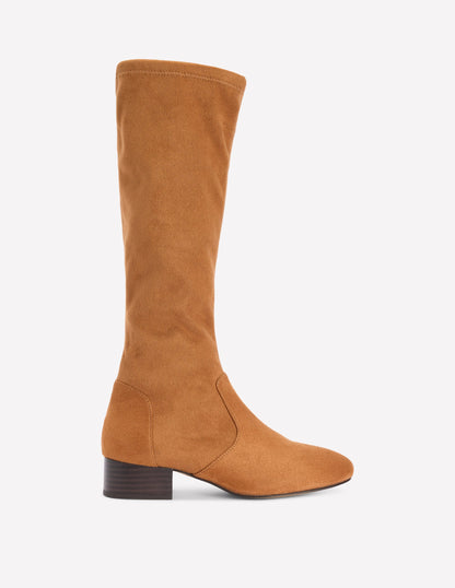 Flat Stretch Boots-Acorn-1