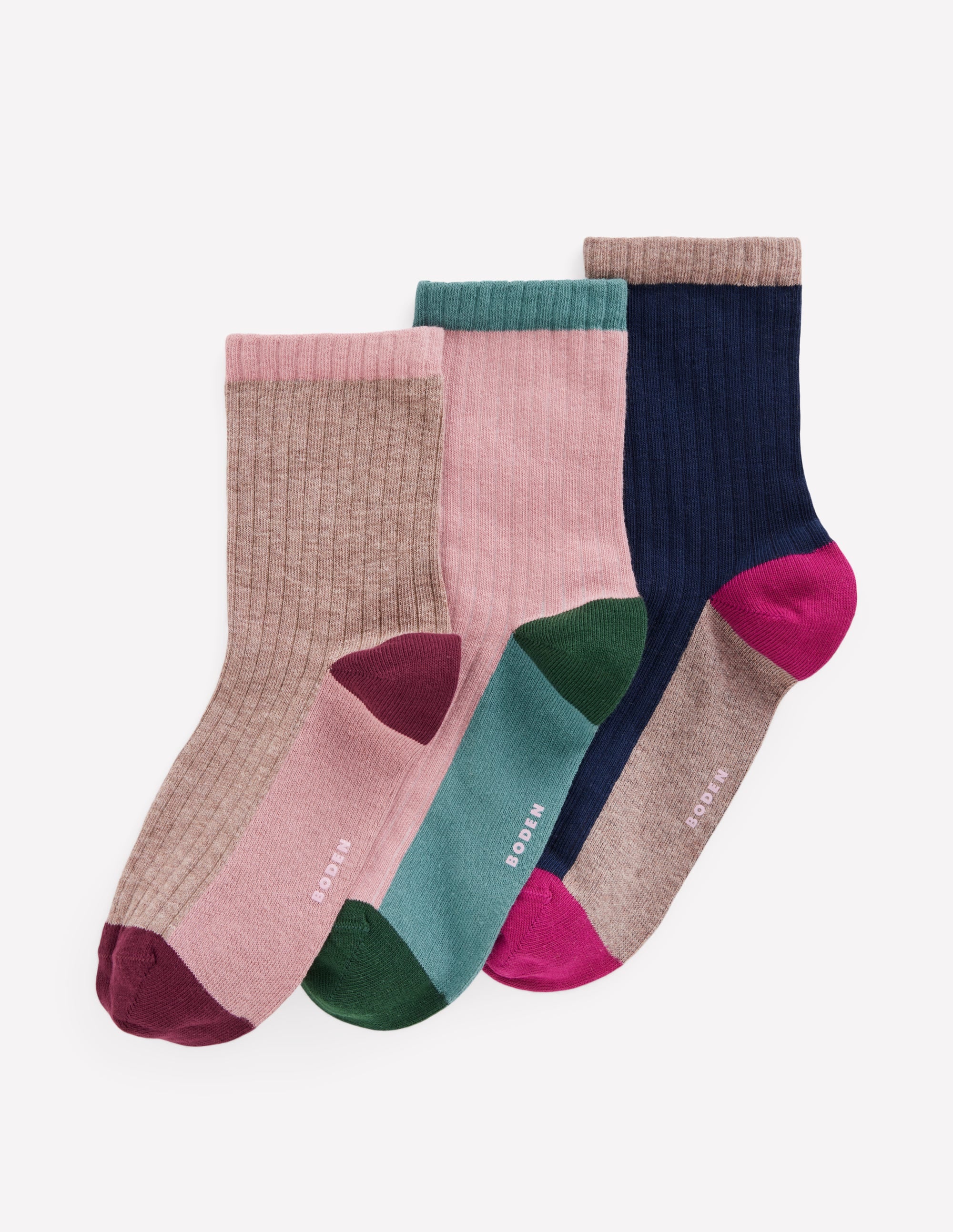 Colourblock Socks-Multi - Image 1