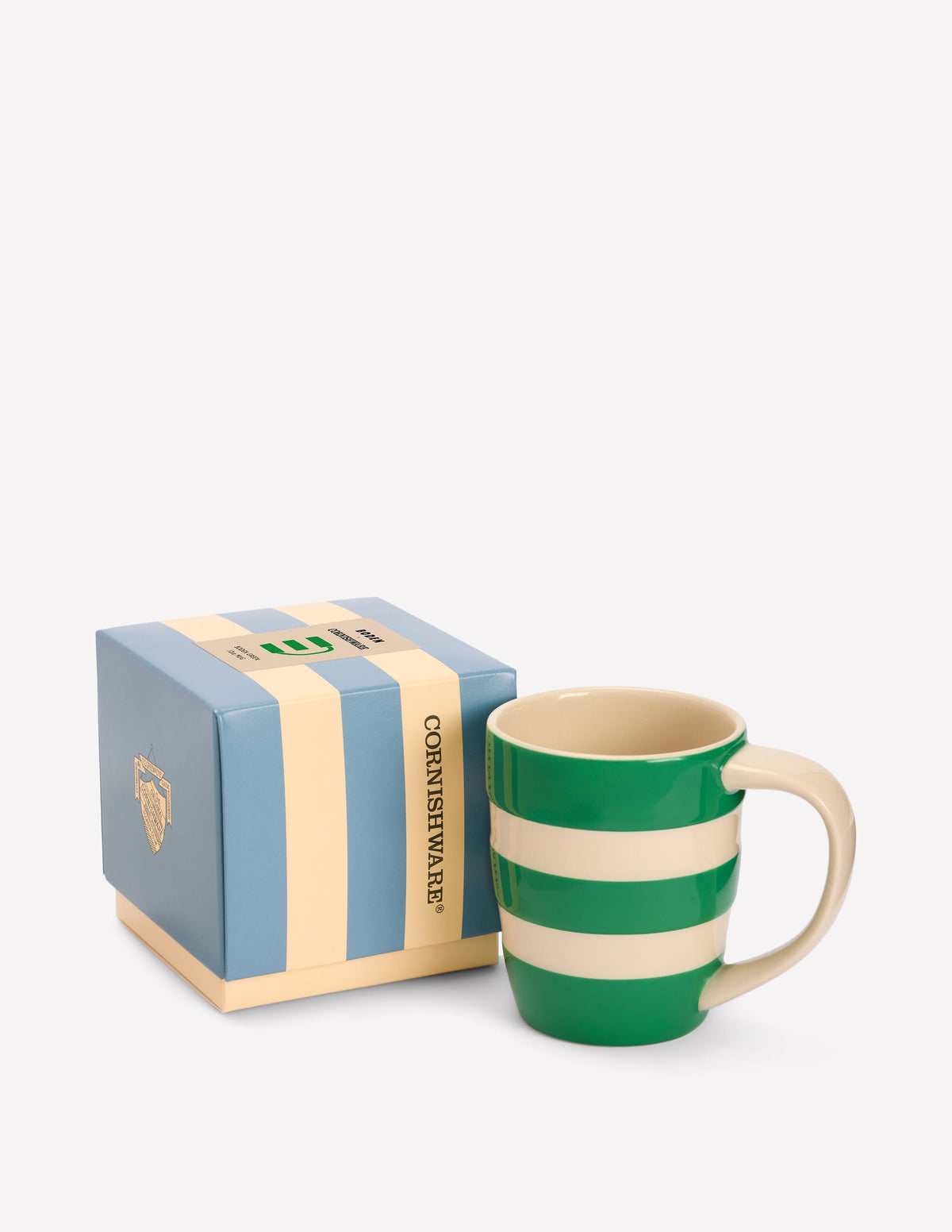 Boden x Cornishware Mug-Green - Image 1