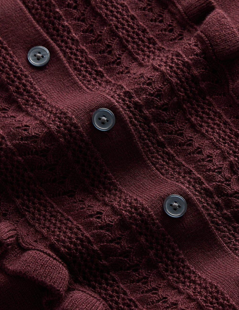 Winifred Frilled Knitted Dress-Coffee Bean-7