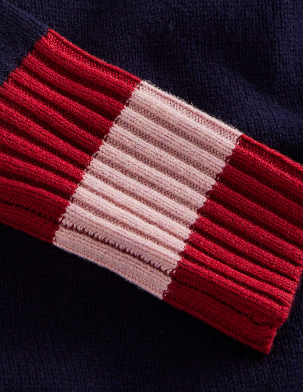 Merino Knitted Dress-Navy-7