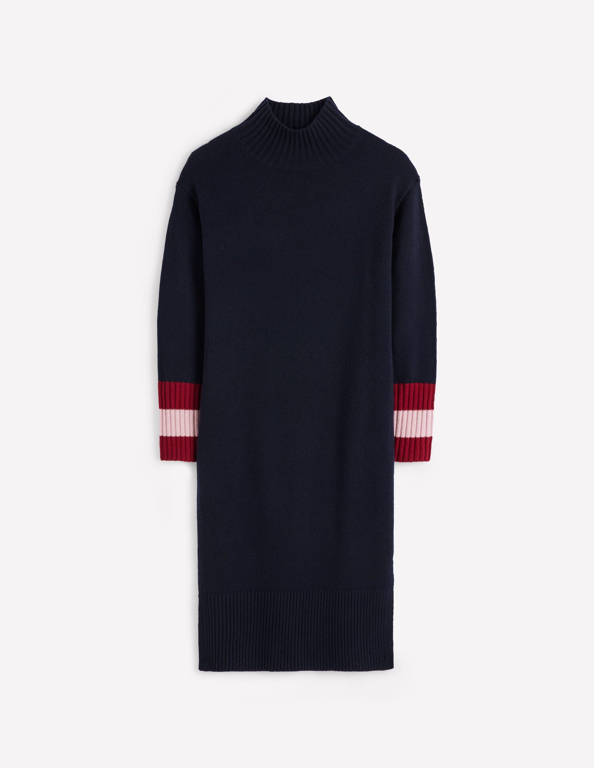 Merino Knitted Dress-Navy | Boden USA Merino Knitted Dress-Navy | Boden USA