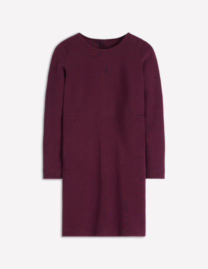 Cornelia Ottoman Dress-Dark Cherry-6