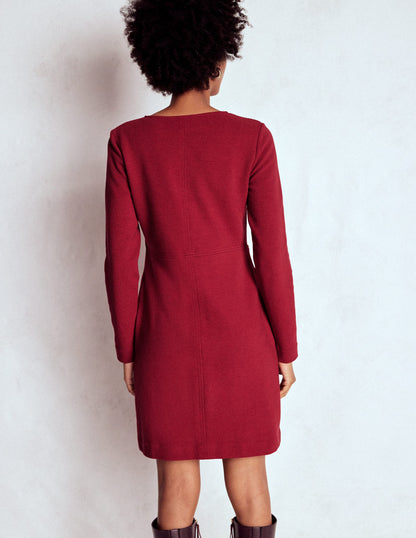 Cornelia Ottoman Dress-Red Liquorice-2