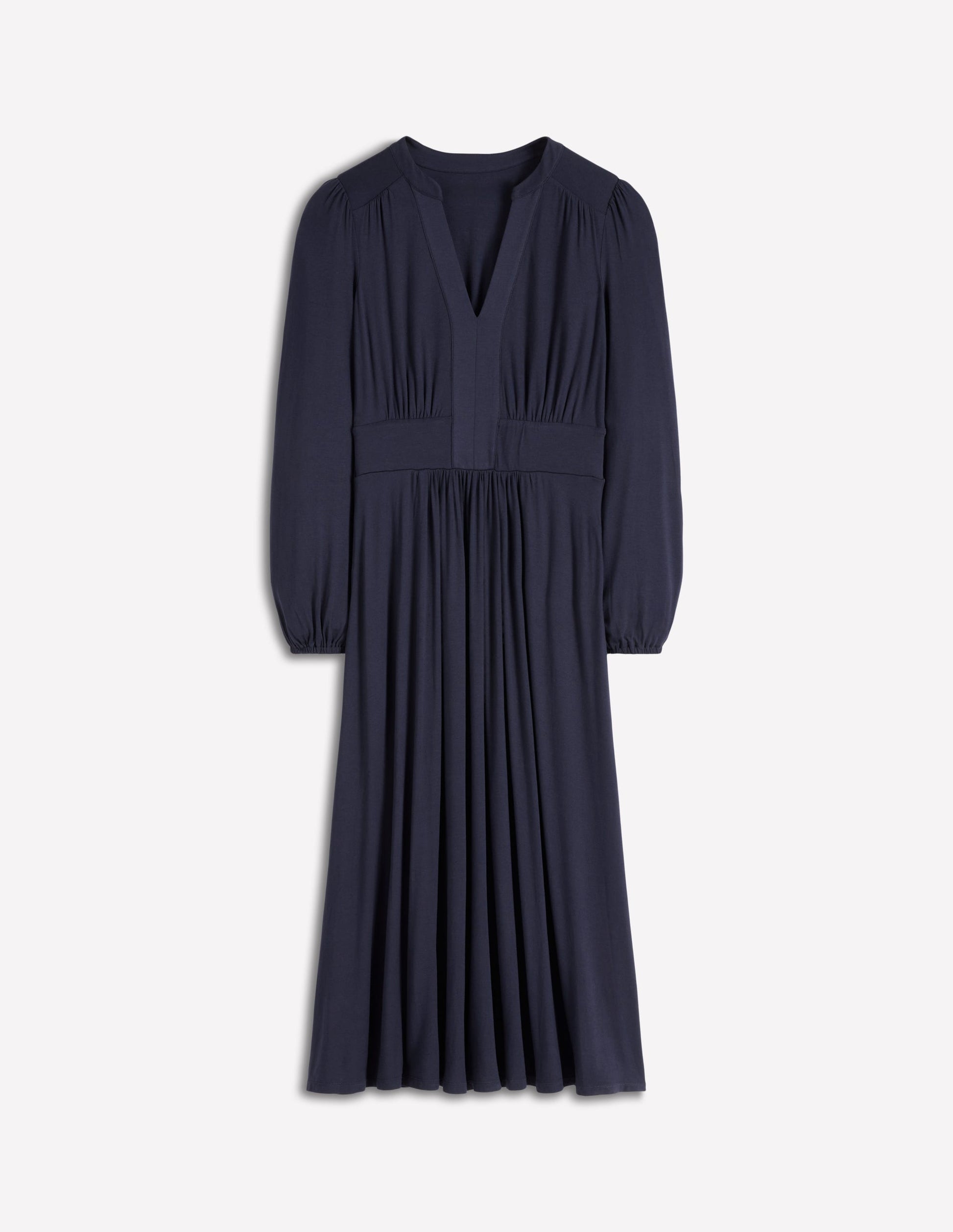 Lily Long Sleeve Midi Dress-Navy | Boden USA Lily Long Sleeve Midi Dress-Navy | Boden USA