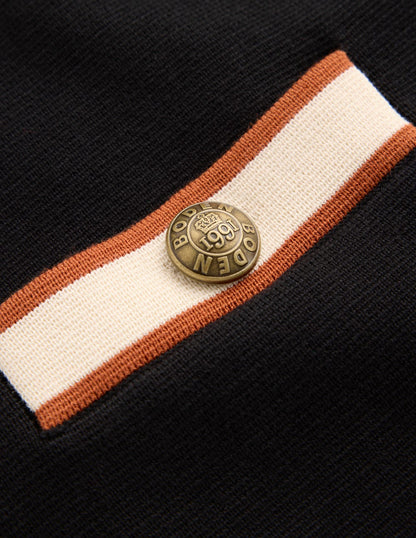 Holly Knitted Shift Dress-Black-6