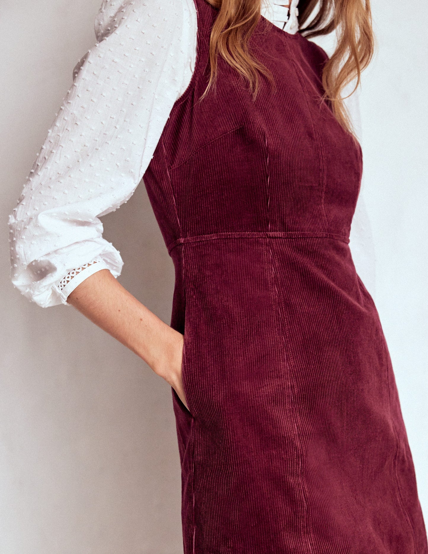 Annie Cord Shift Dress-Deep Wisteria