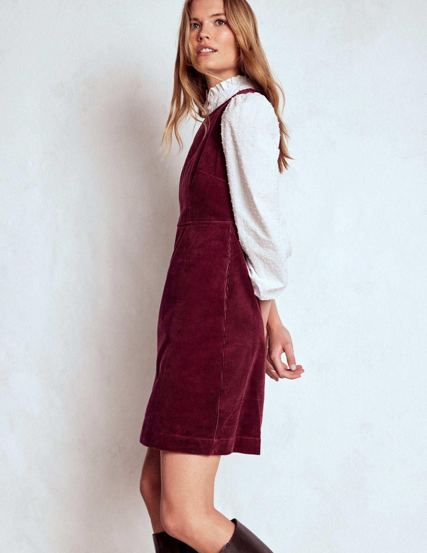 Annie Cord Shift Dress-Deep Wisteria