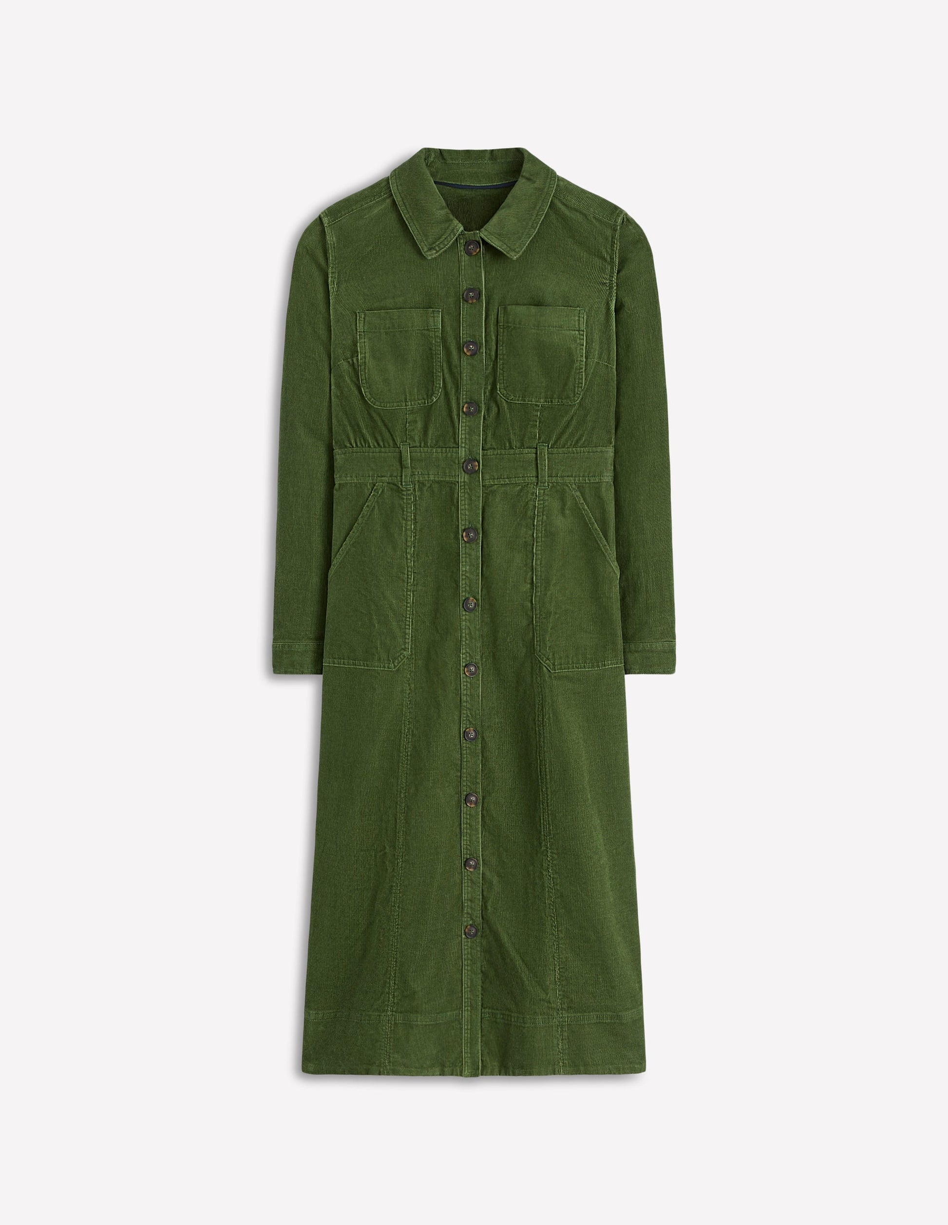 Amanda Cord Midi Dress-Fern-7