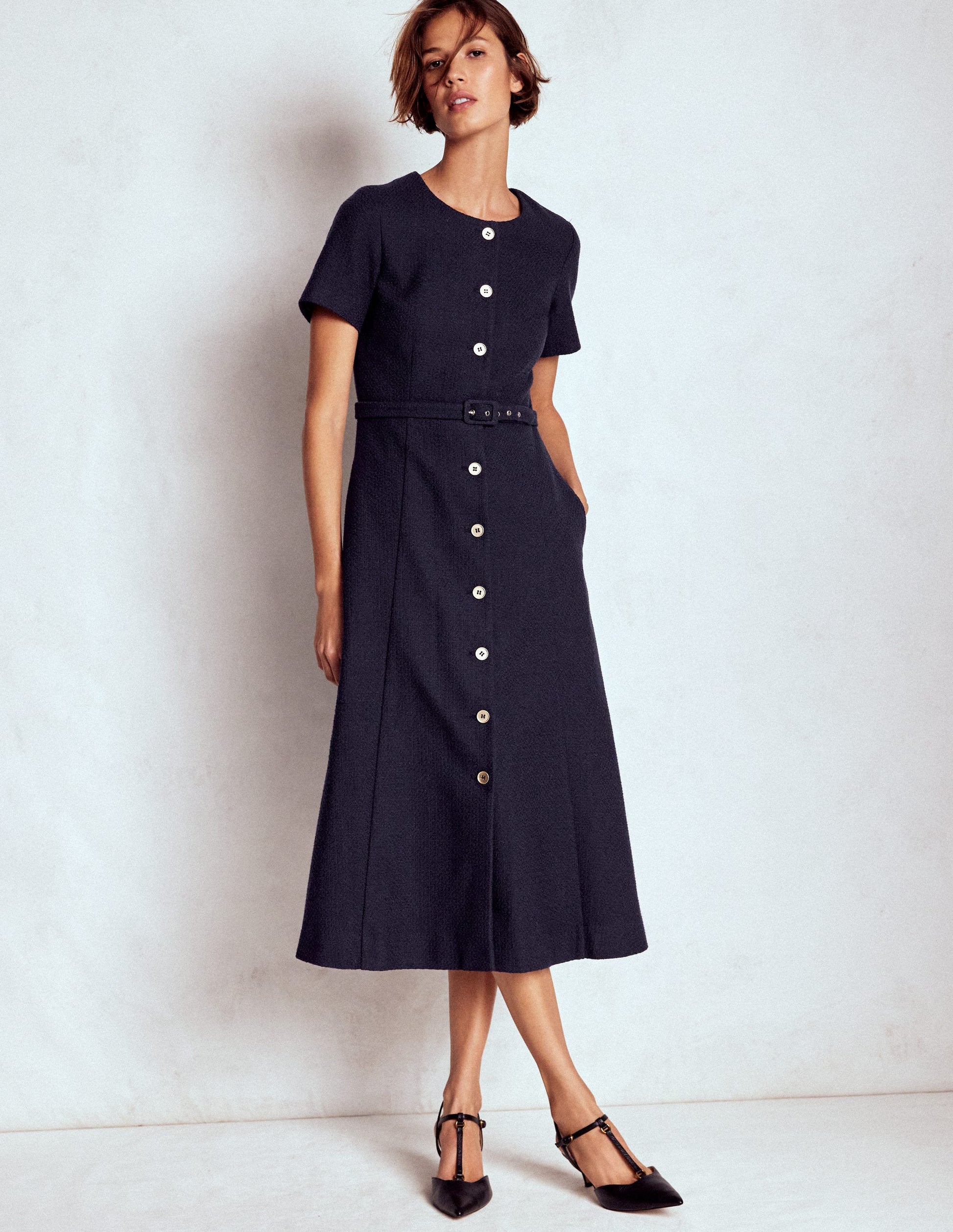 charlotte blue dress Hill House Home Women's The Charlotte Nap Dress - Blue Arcadia Border