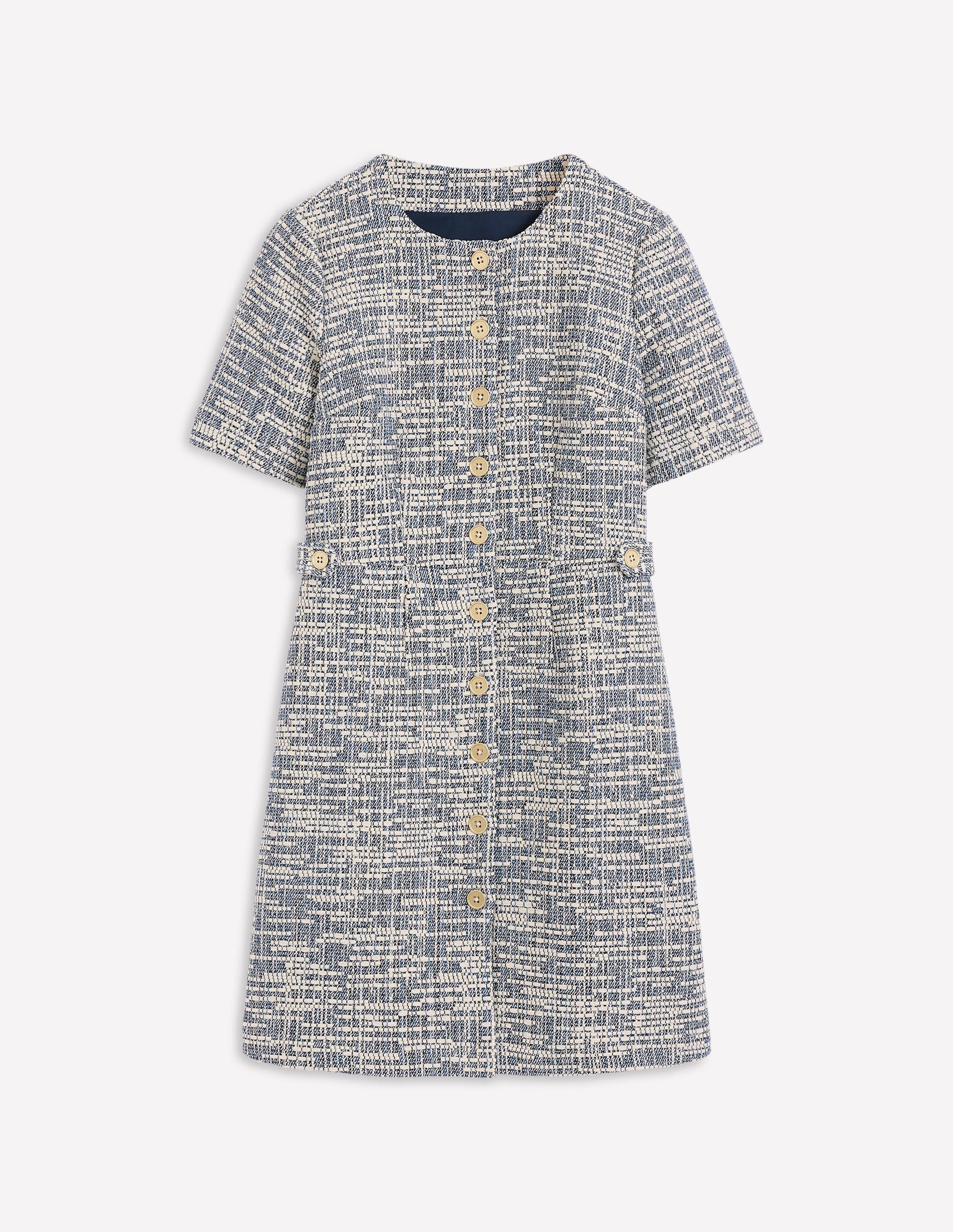 Boden Women's Textured Tab Short Dress | Size 16/18 Boden Women's Textured Tab Short Dress | Size 16/18