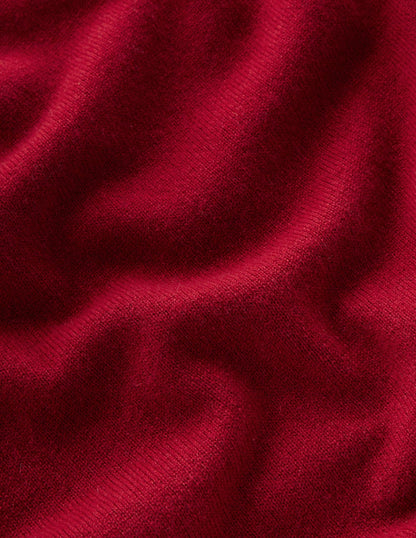 Eva Cashmere Vest-Red Liquorice-6