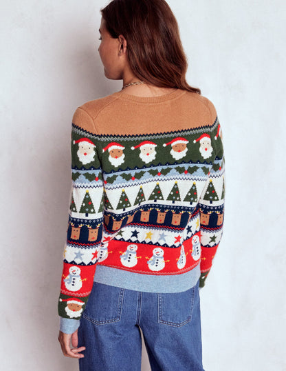 Edie Fair Isle Sweater-Multi, Christmas Fair Isle-3