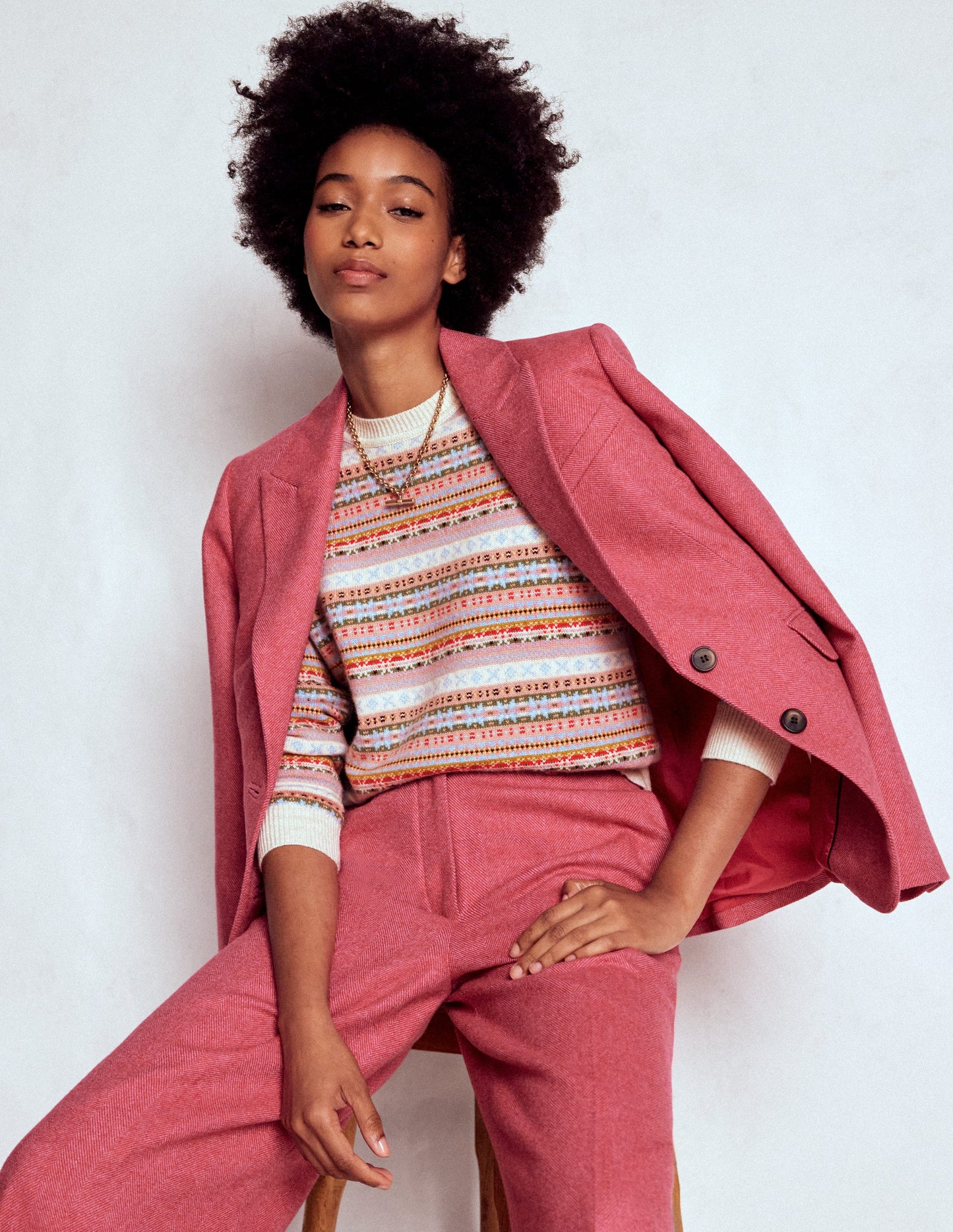 Edie Fair Isle Sweater-Heritage Fair Isle