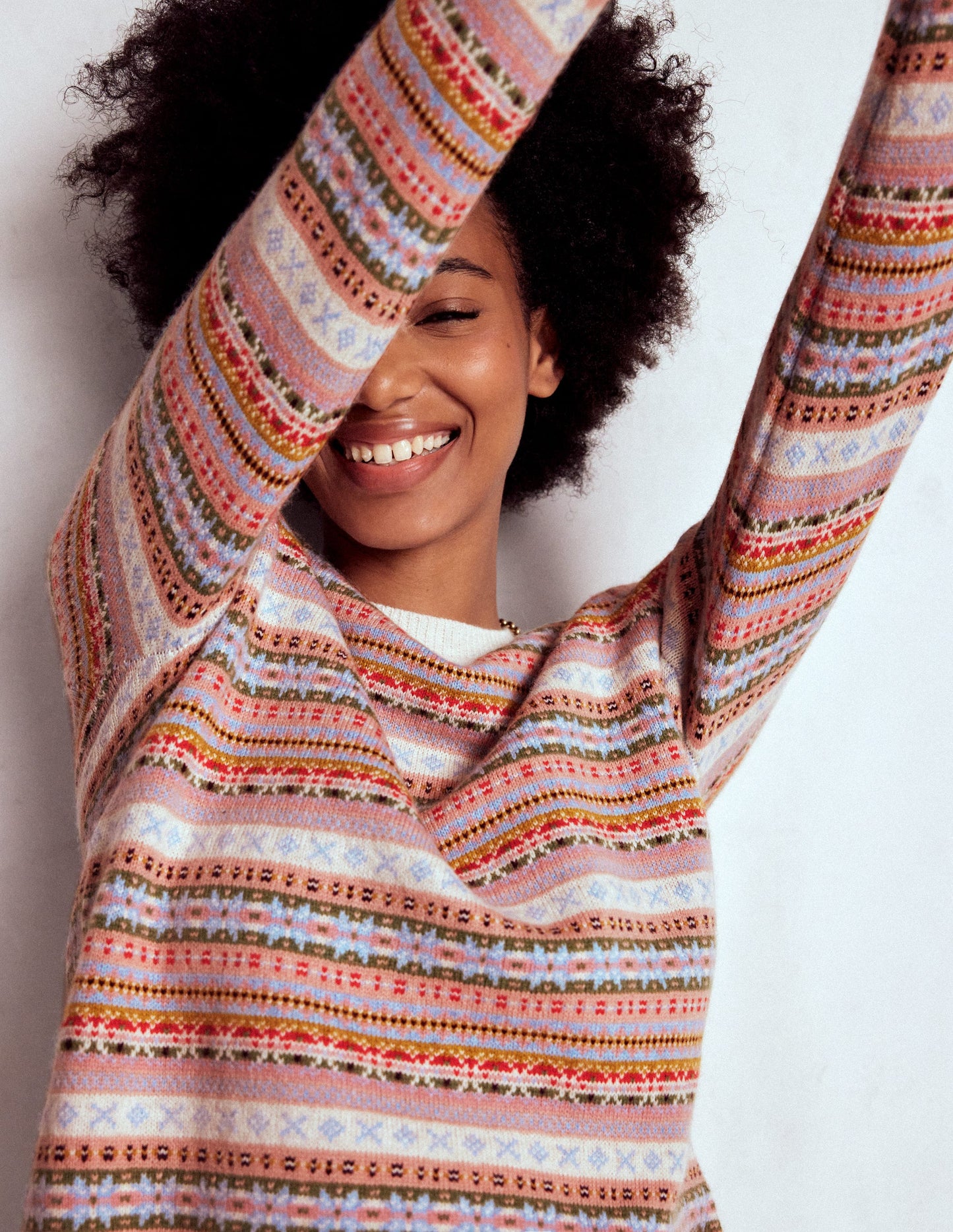 Edie Fair Isle Sweater-Heritage Fair Isle