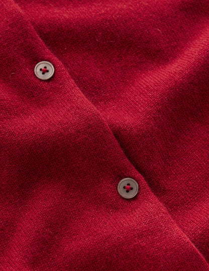 Eva Cashmere Crew Cardigan-Red Liquorice-7