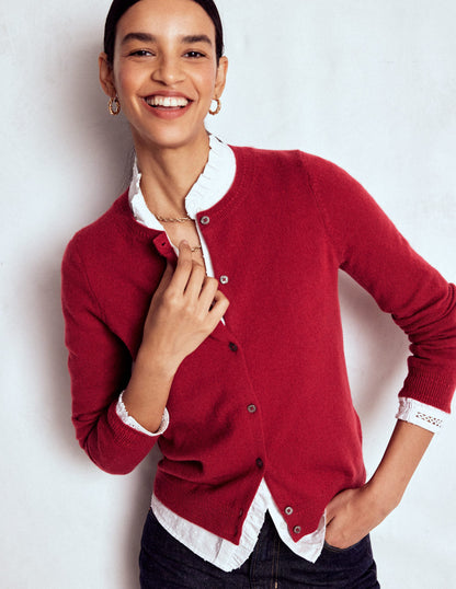 Eva Cashmere Crew Cardigan-Red Liquorice-4