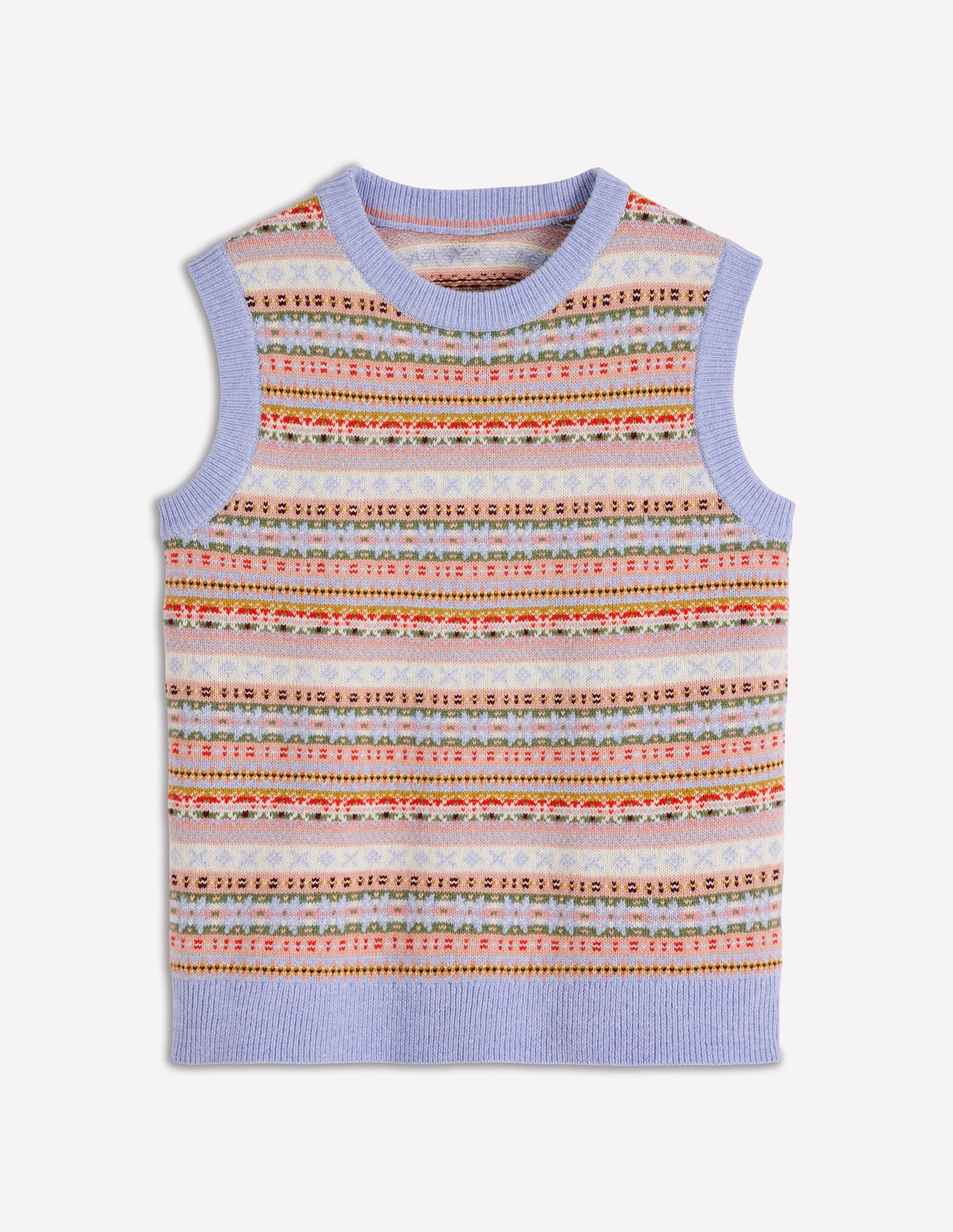 Edie Fair Isle Vest-Heritage Fair Isle-7