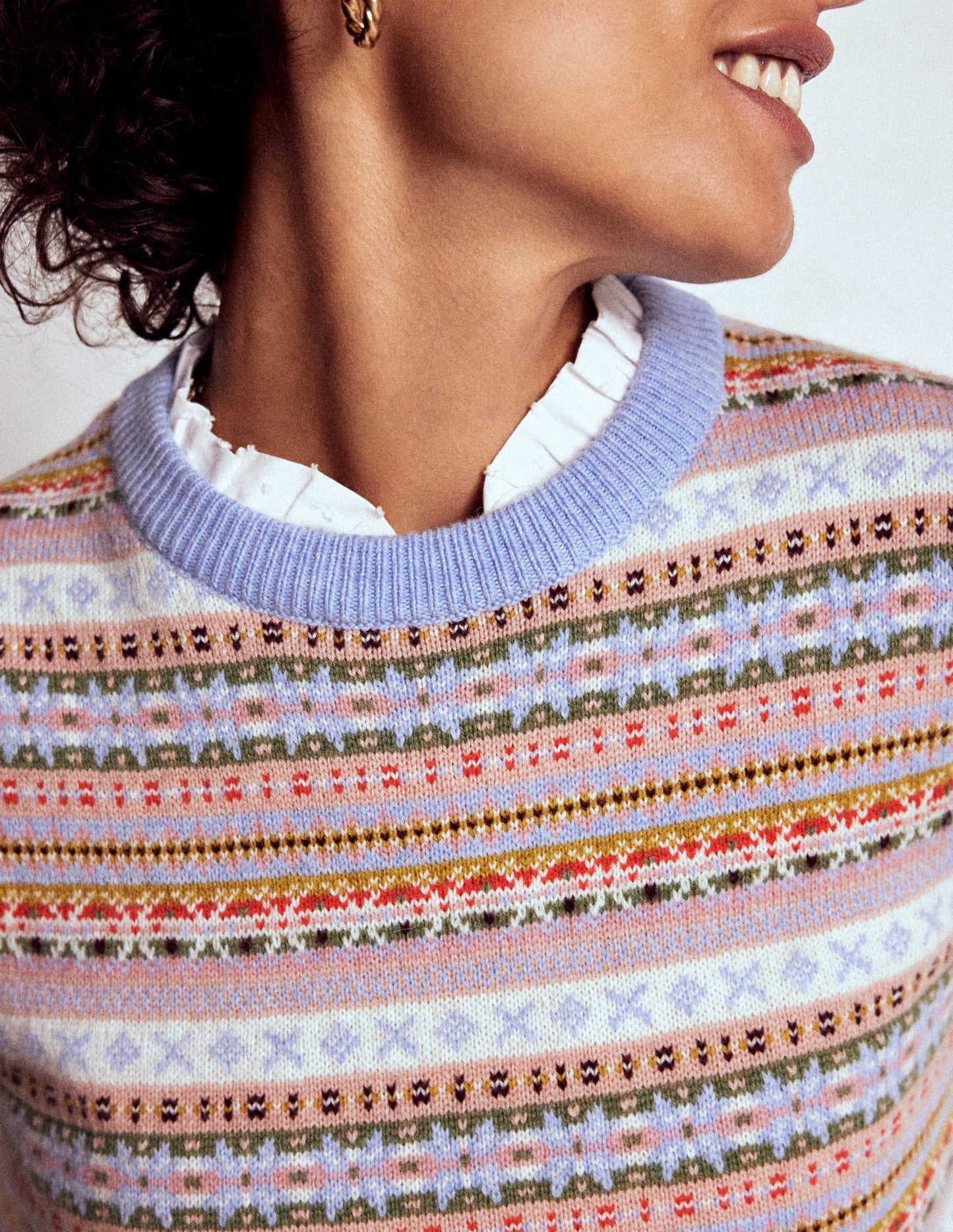 Edie Fair Isle Vest-Heritage Fair Isle