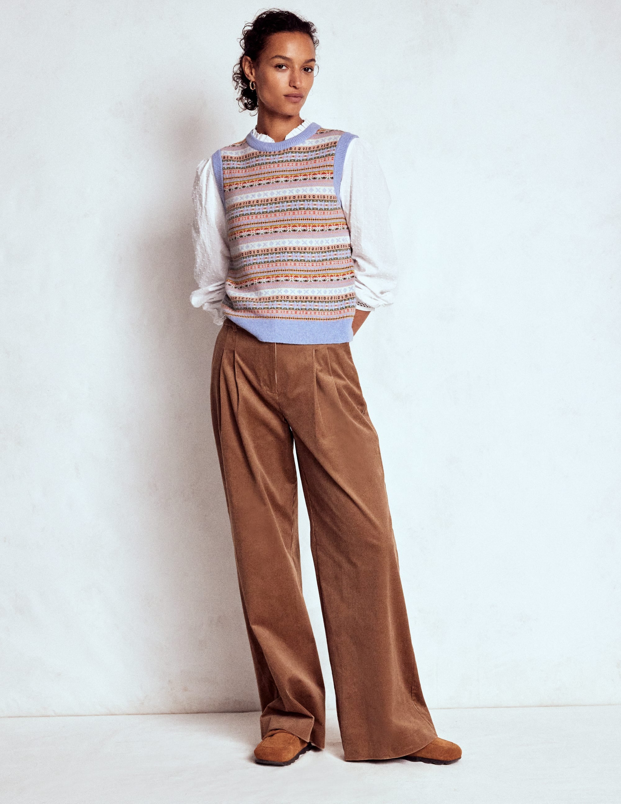 Edie Fair Isle Vest - Heritage Fair Isle | Boden USA