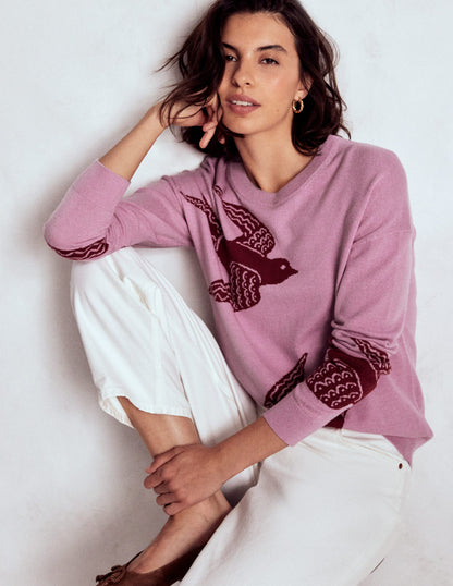 Natasha Novelty Sweater-Swooping Swallow-1